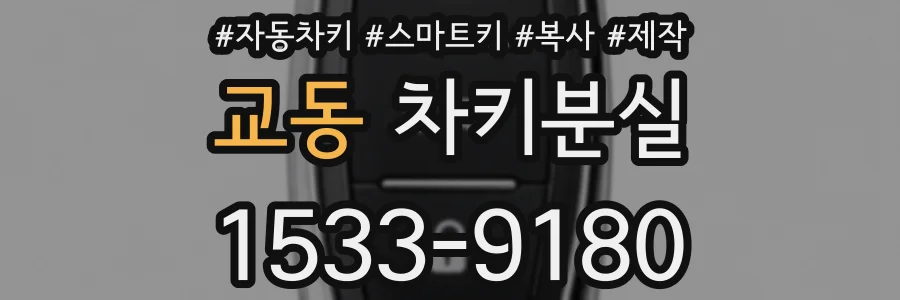 교동 차키분실