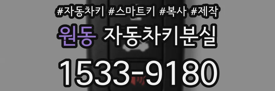 원동 자동차키분실