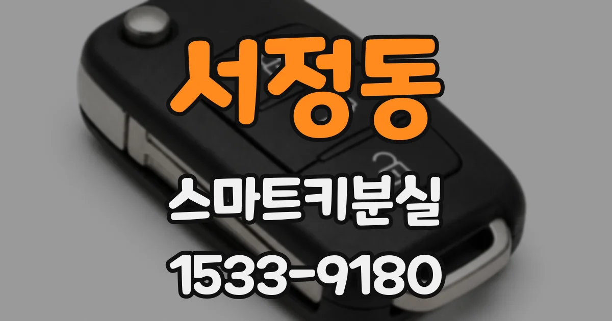 서정동 스마트키분실