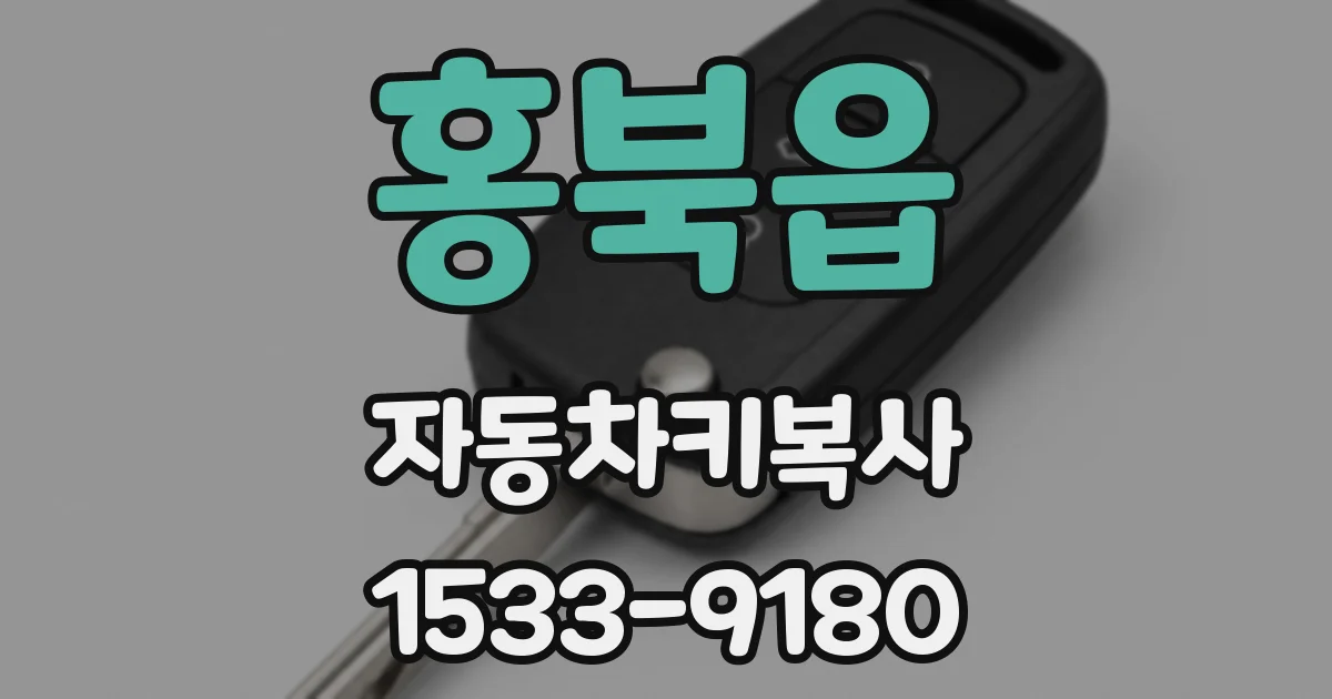 홍북읍 자동차키복사