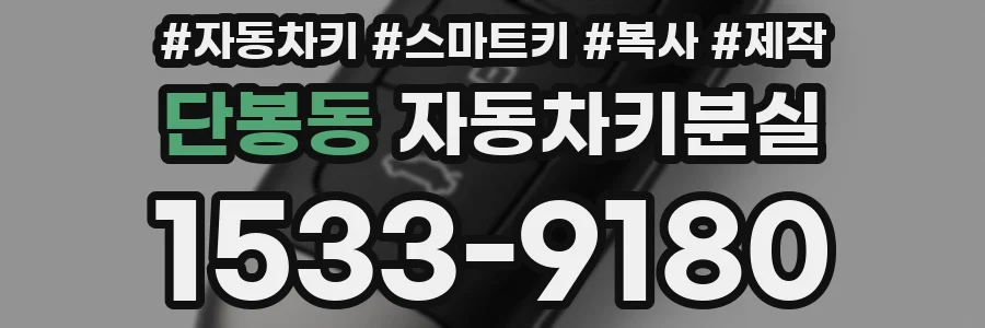 단봉동 자동차키분실