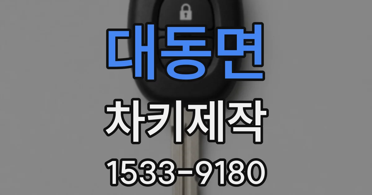 대동면 차키제작