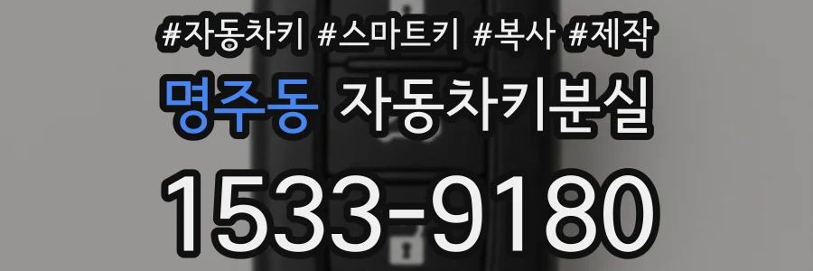 명주동 자동차키분실