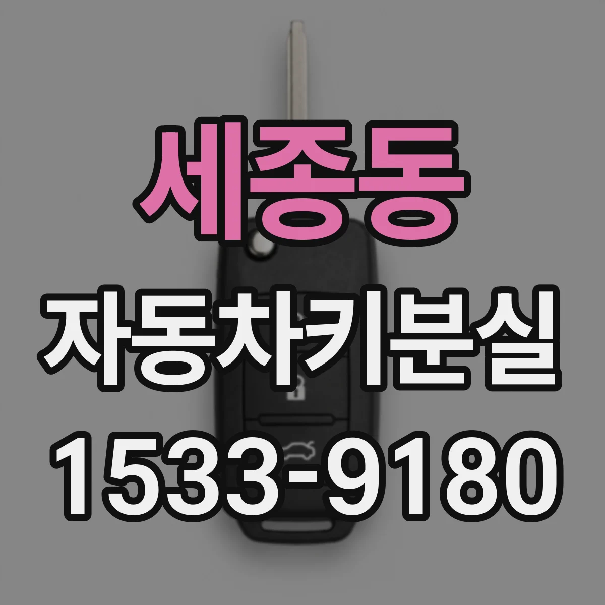 세종동 자동차키분실