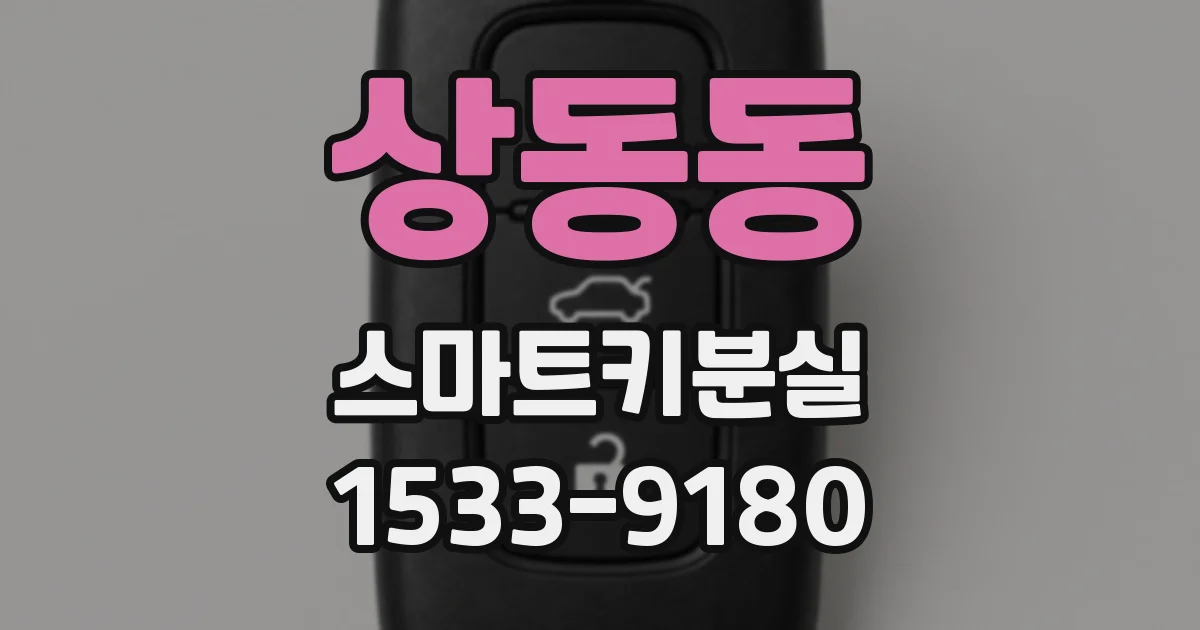 상동동 스마트키분실