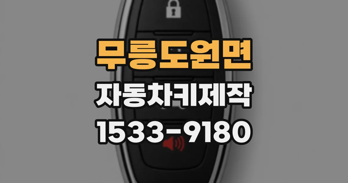무릉도원면 자동차키제작