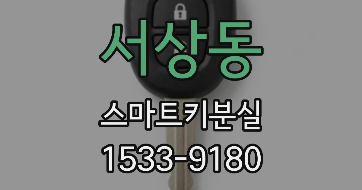서상동 스마트키분실