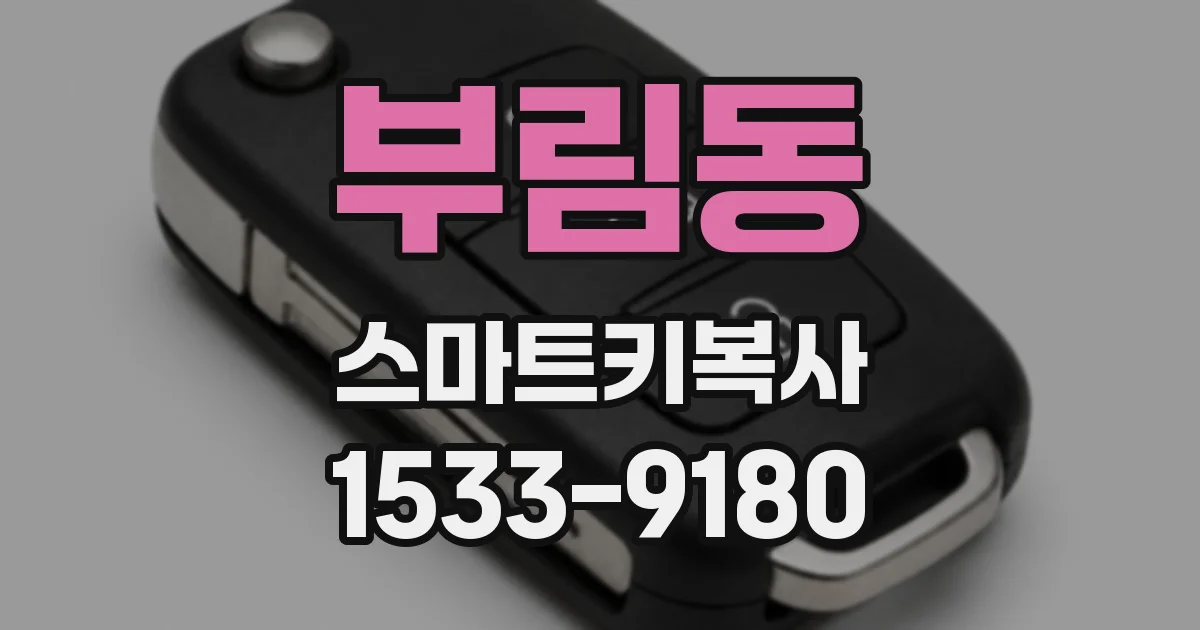 부림동 스마트키복사