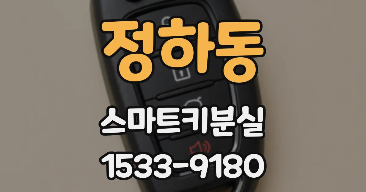 정하동 스마트키분실