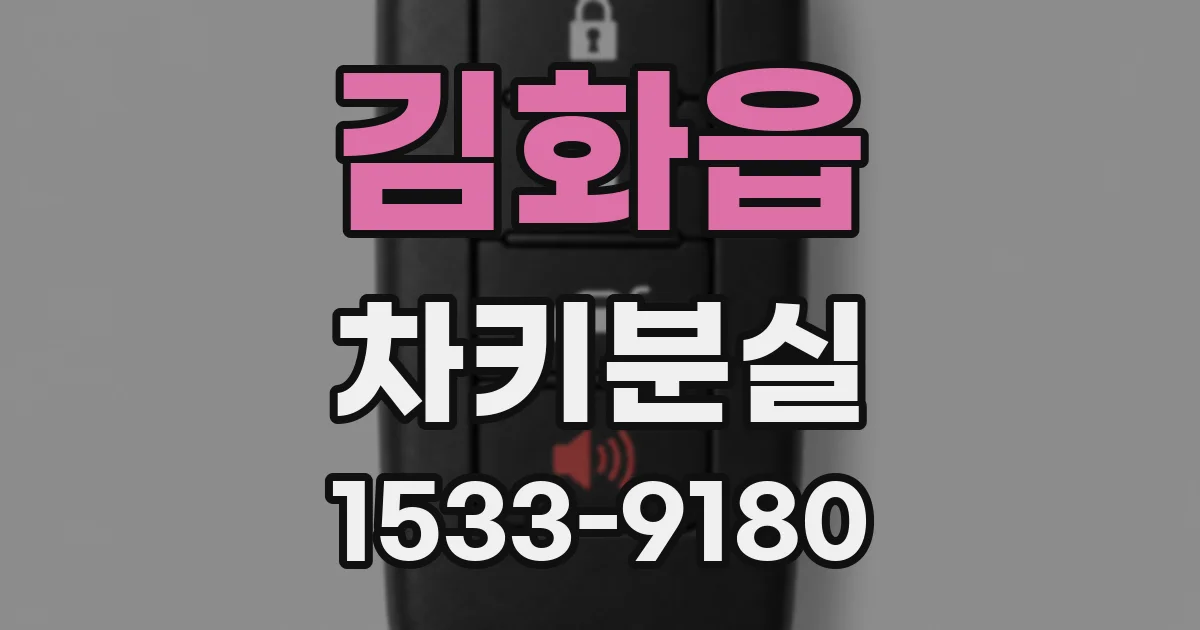김화읍 차키분실