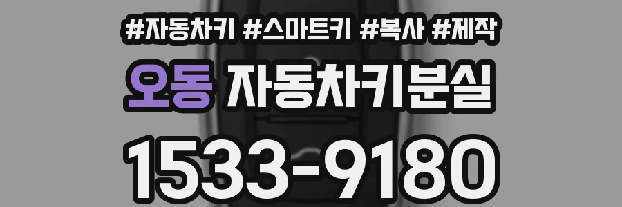 오동 자동차키분실