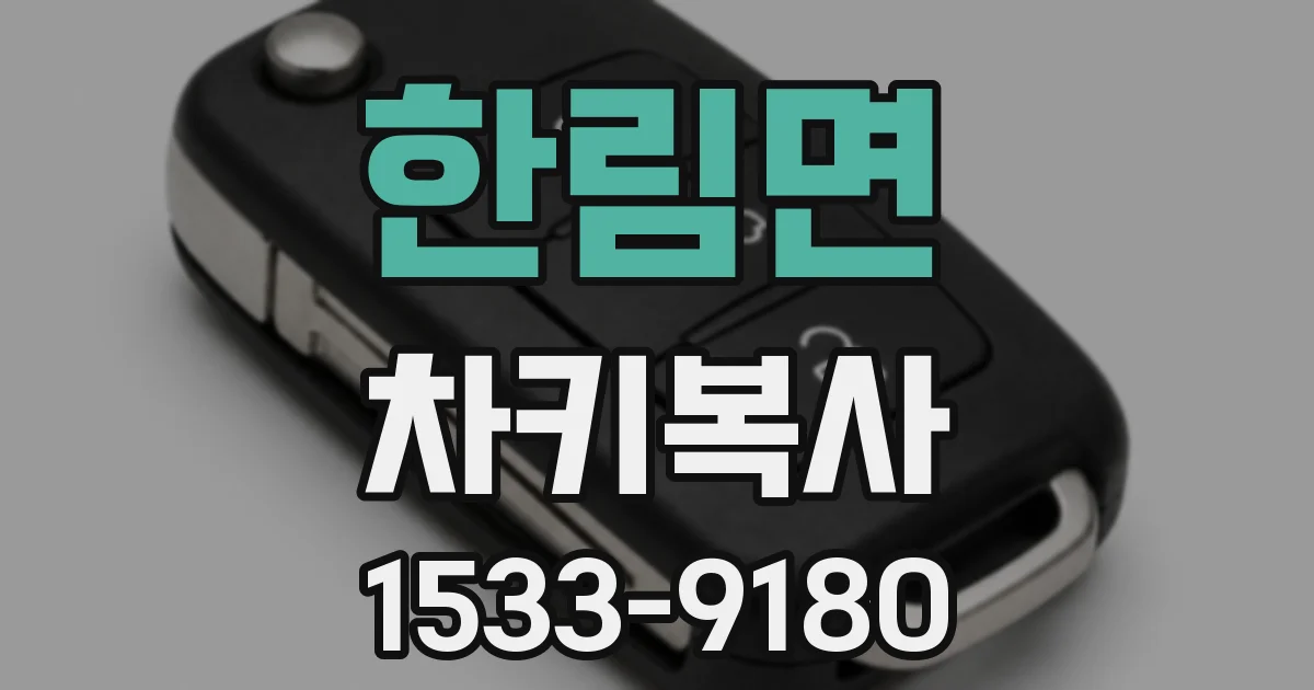 한림면 차키복사