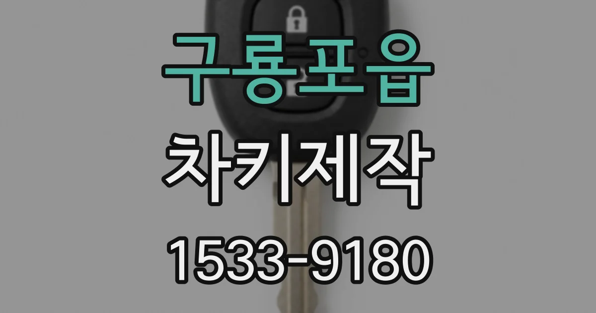 구룡포읍 차키제작