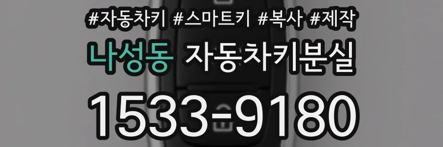 나성동 자동차키분실