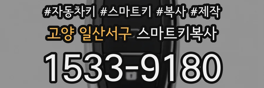고양 일산서구 스마트키복사