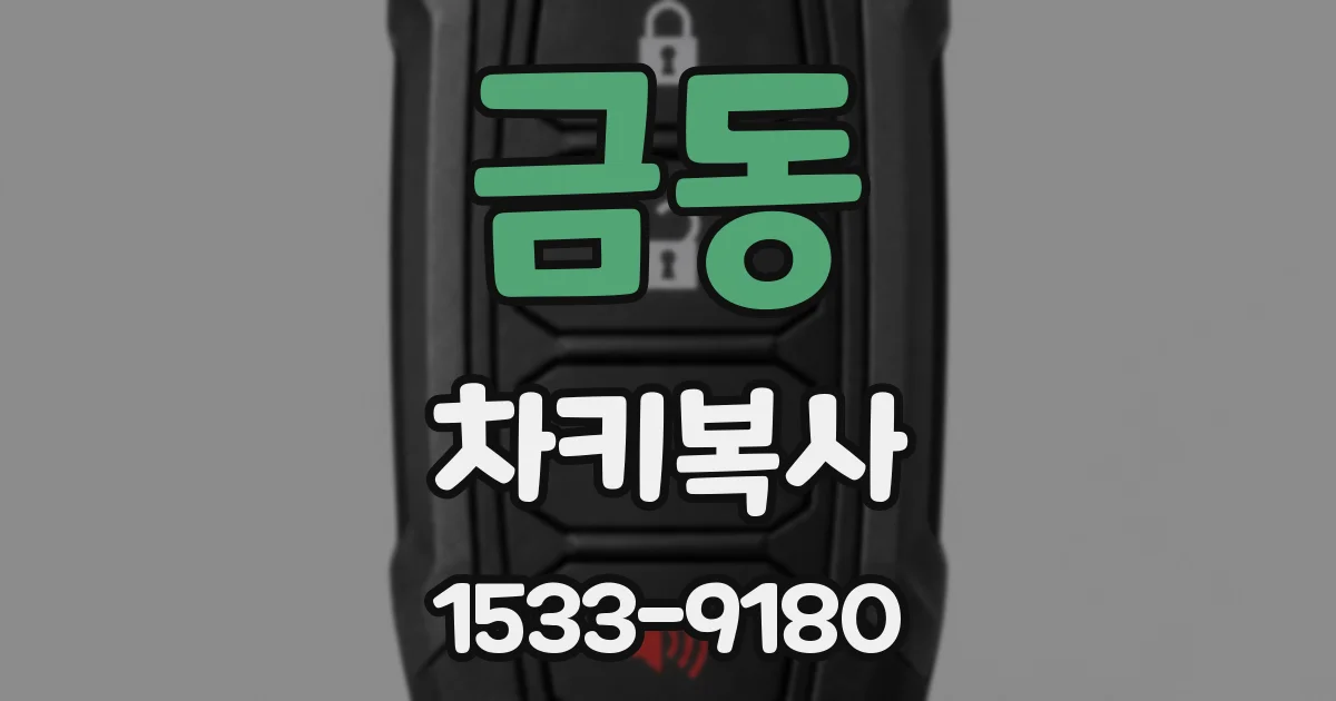 금동 차키복사