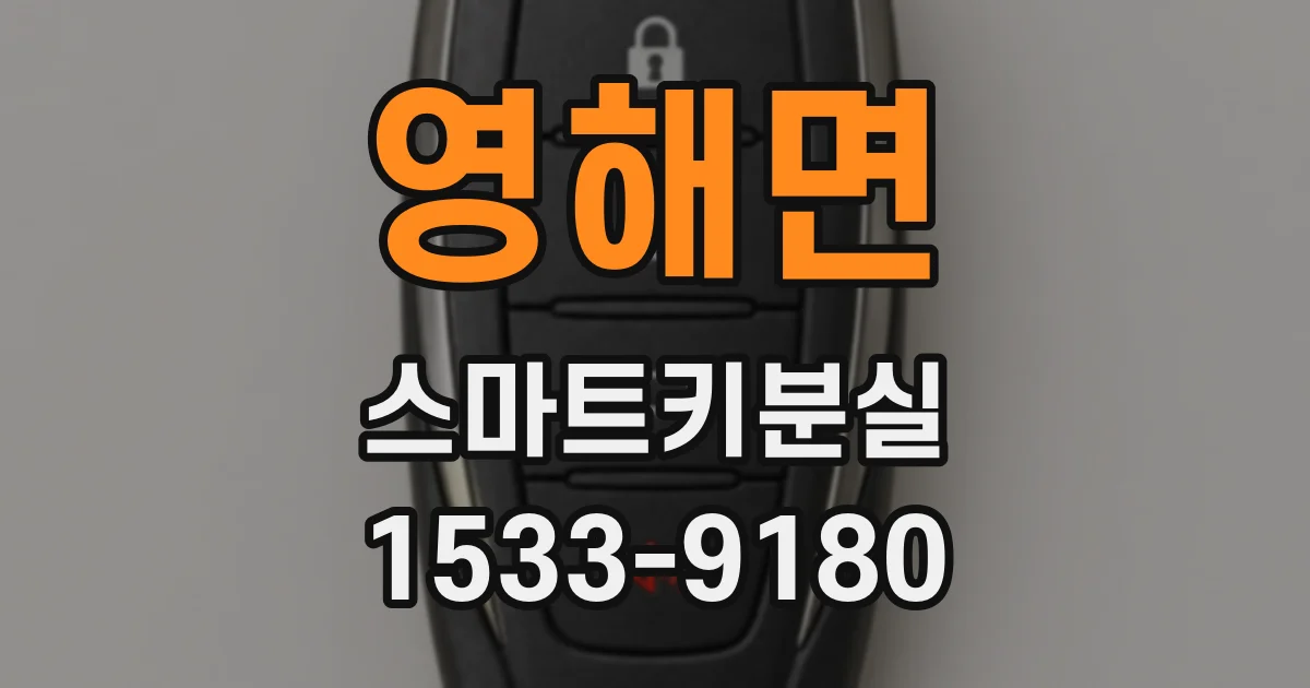 영해면 스마트키분실