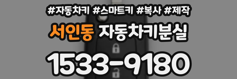 서인동 자동차키분실