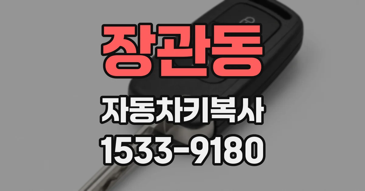 장관동 자동차키복사