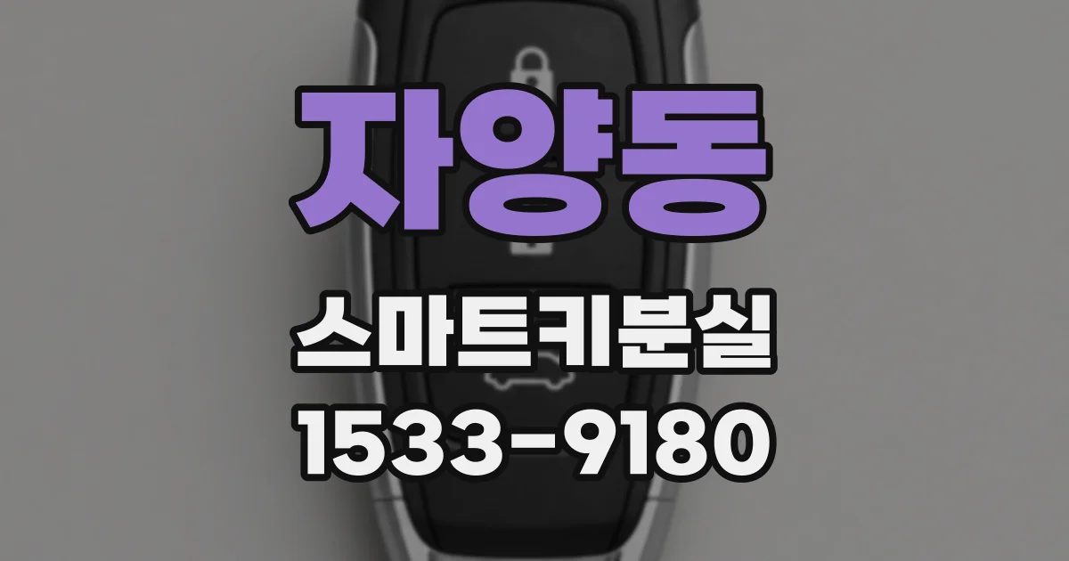 자양동 스마트키분실