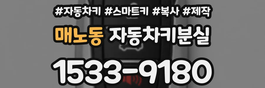 매노동 자동차키분실