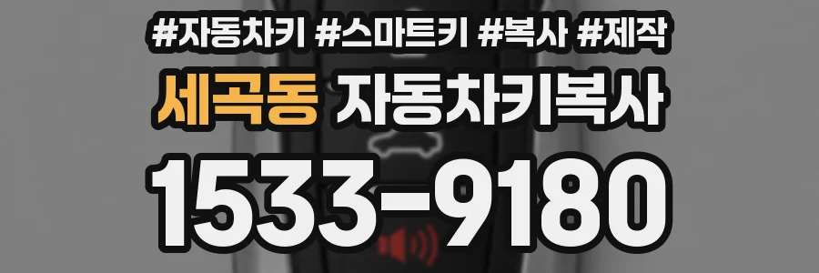 세곡동 자동차키복사