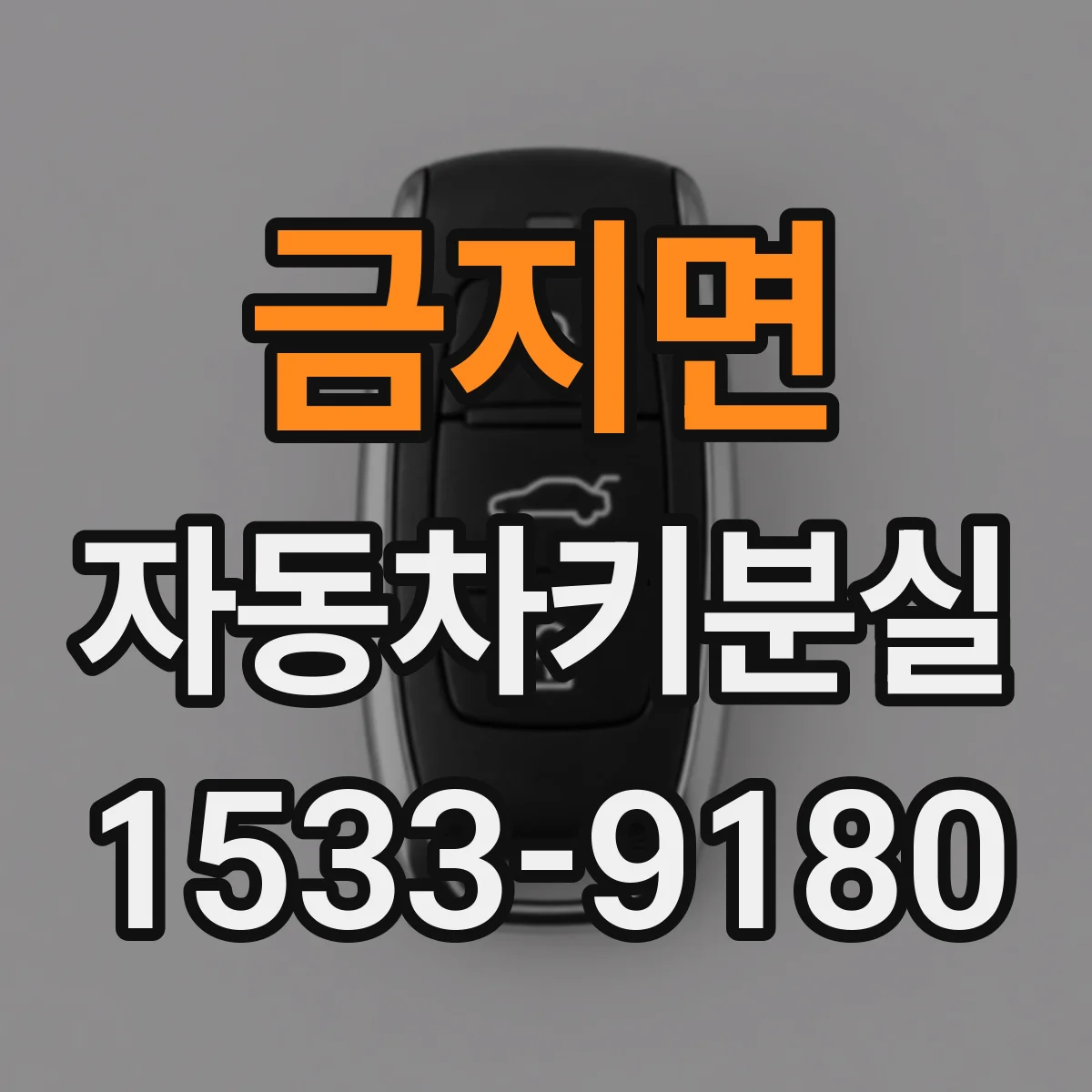 금지면 자동차키분실