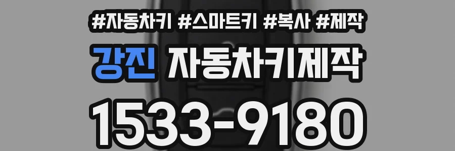 강진 자동차키제작