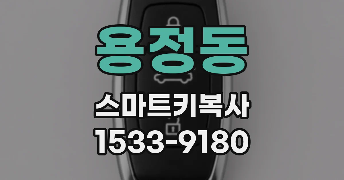 용정동 스마트키복사