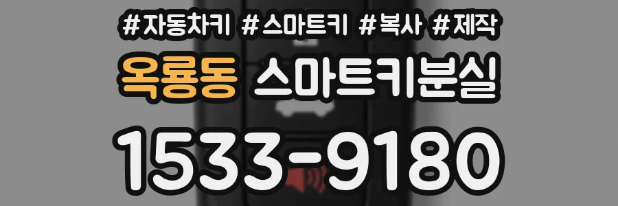 옥룡동 스마트키분실