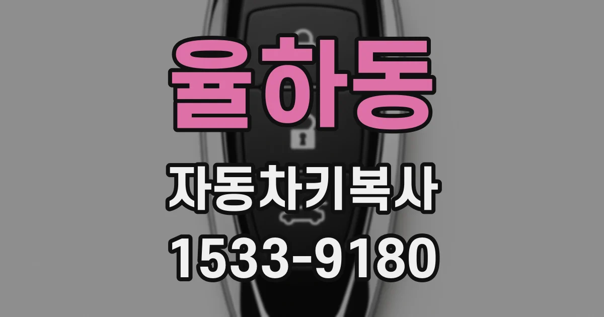 율하동 자동차키복사