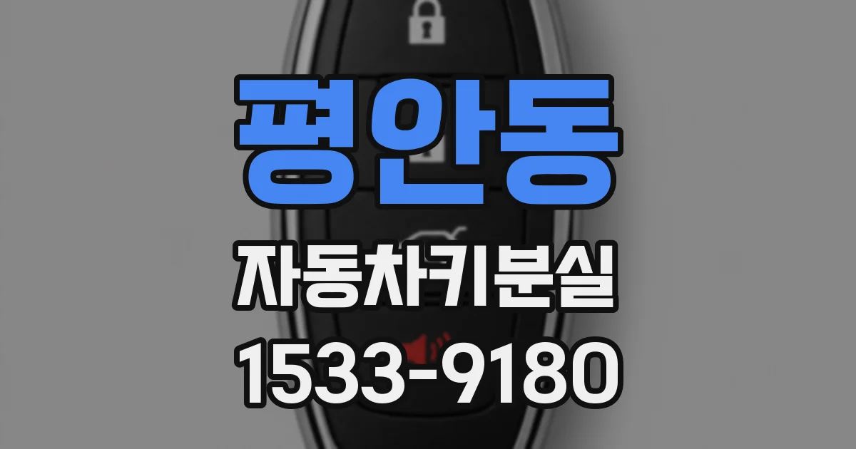 평안동 자동차키분실