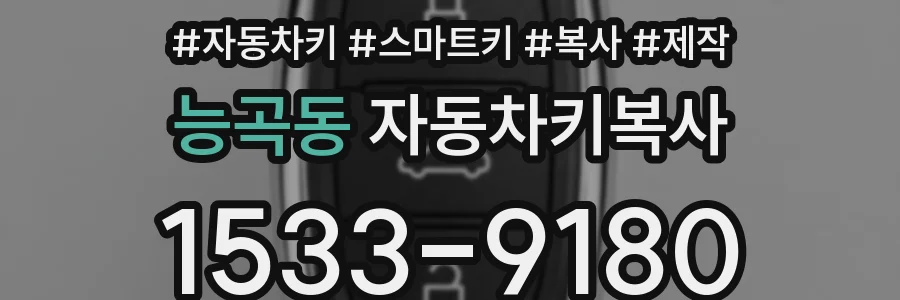 능곡동 자동차키복사
