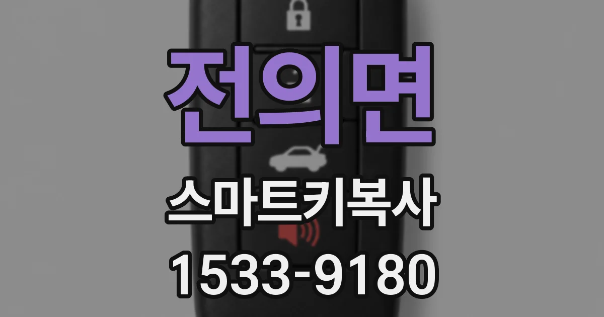 전의면 스마트키복사