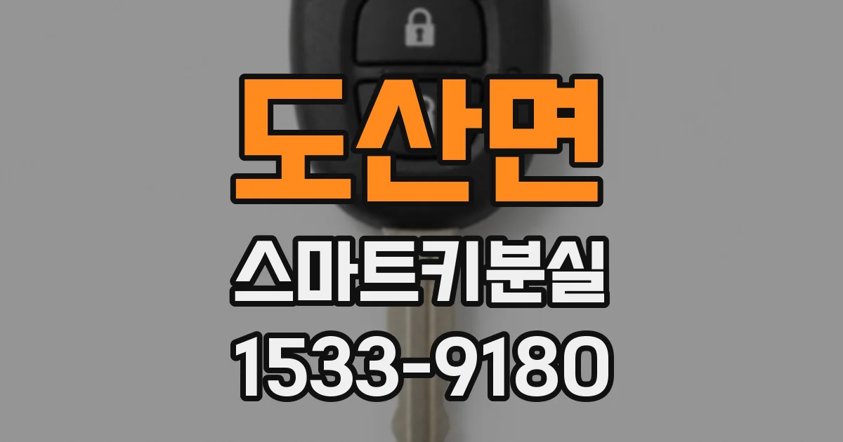 도산면 스마트키분실