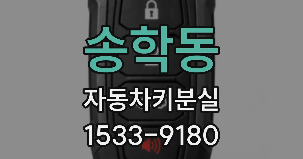 송학동 자동차키분실