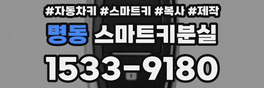 명동 스마트키분실