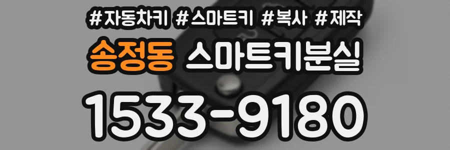 송정동 스마트키분실