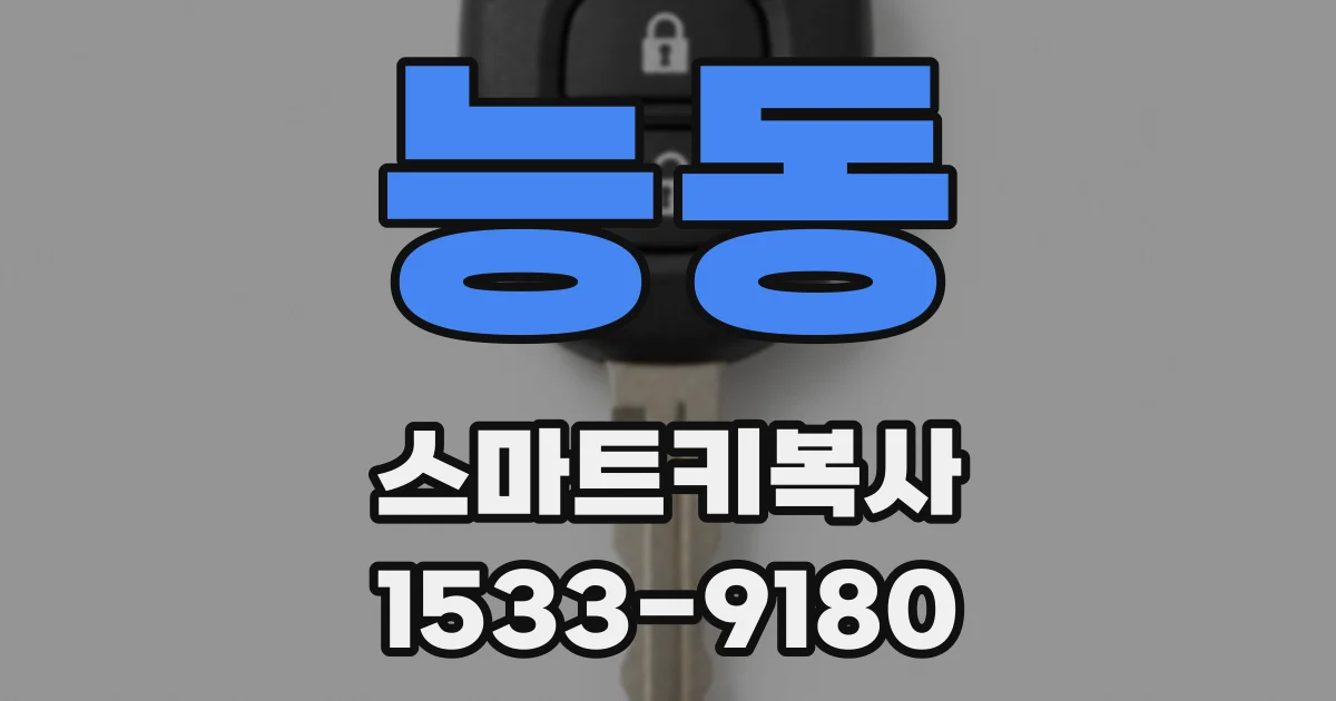 능동 스마트키복사
