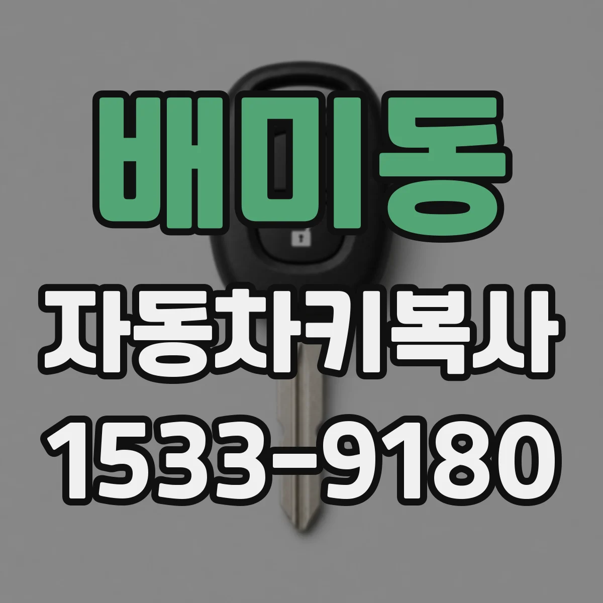 배미동 자동차키복사