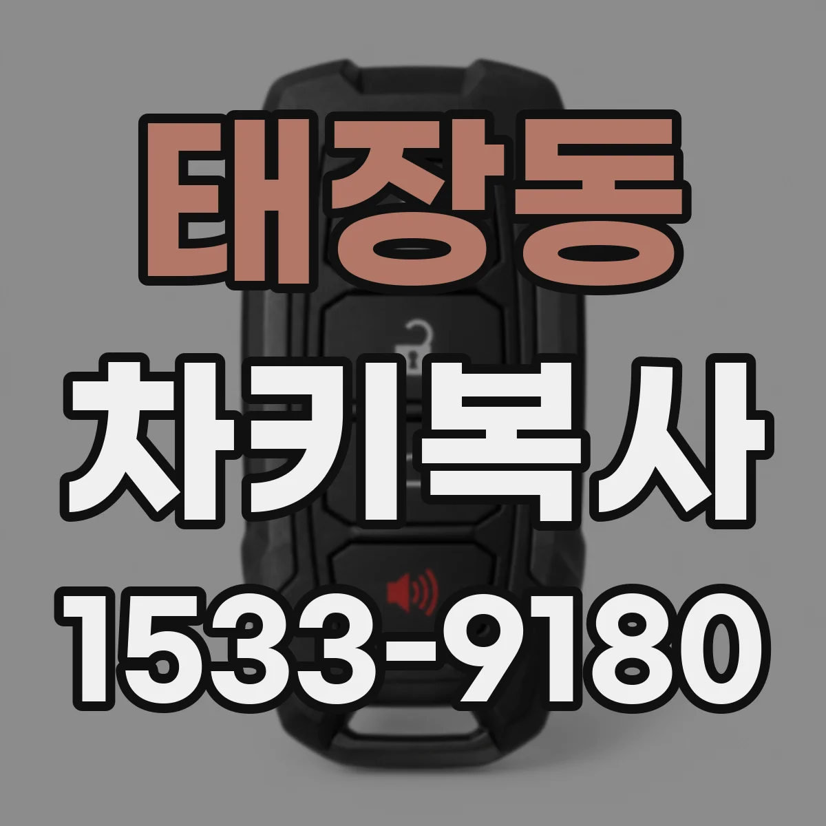 태장동 차키복사