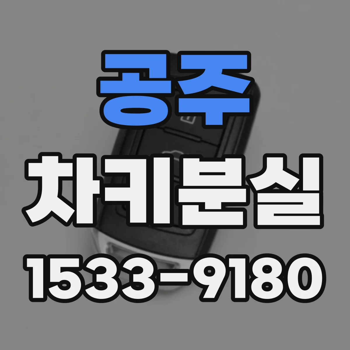 공주 차키분실