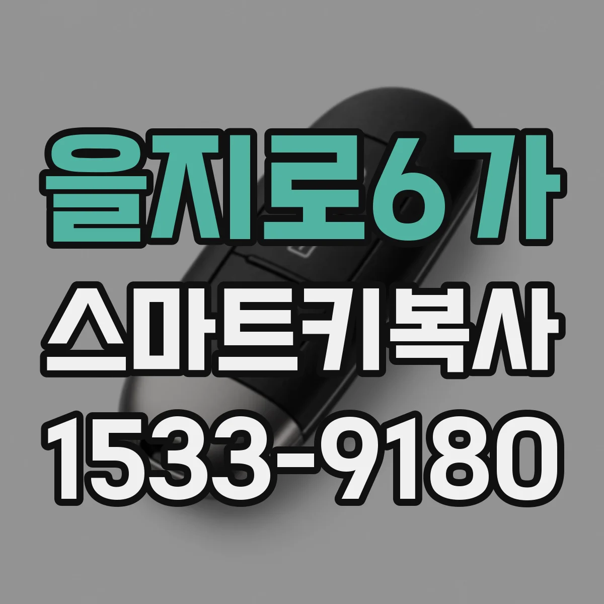 을지로6가 스마트키복사