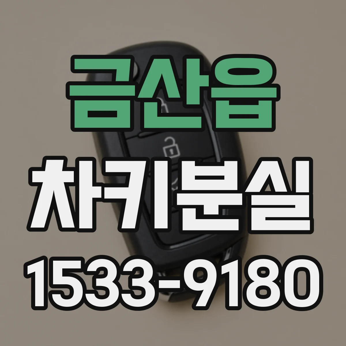 금산읍 차키분실
