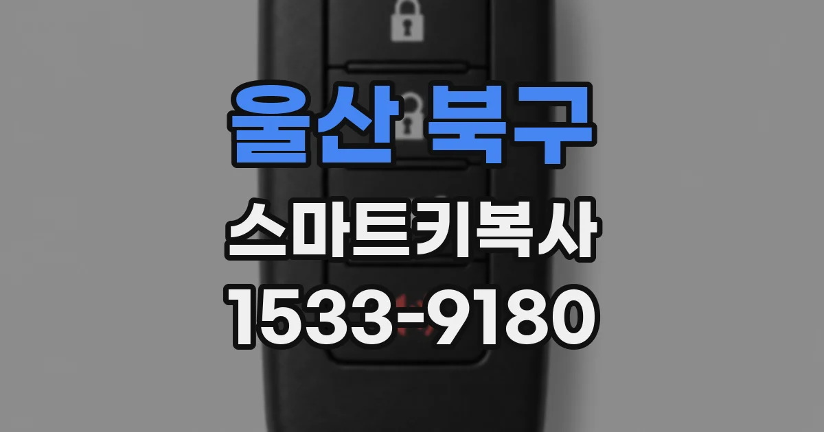 울산 북구 스마트키복사