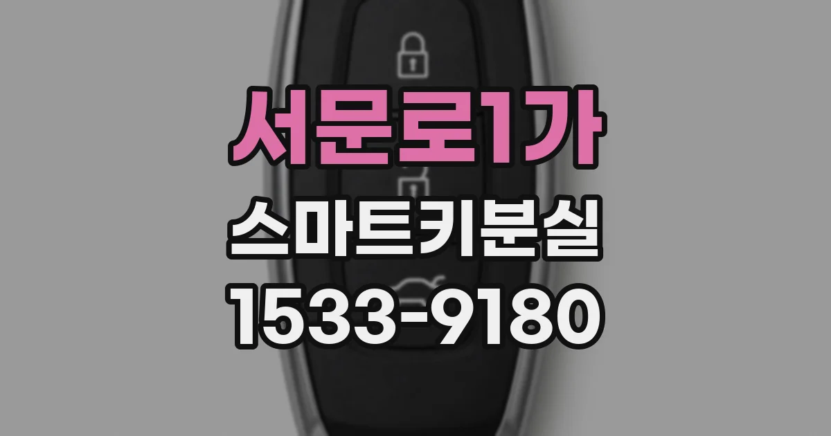 서문로1가 스마트키분실