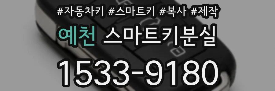 예천 스마트키분실