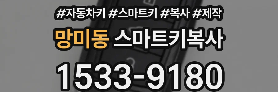 망미동 스마트키복사