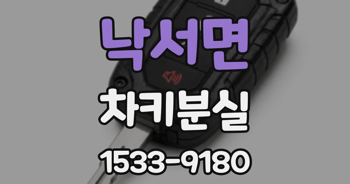 낙서면 차키분실