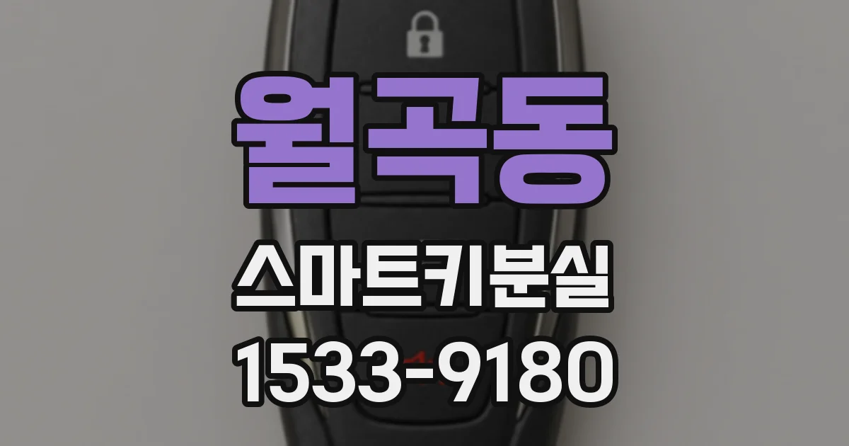 월곡동 스마트키분실